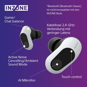 Casti audio Sony INZONE Kabellose Buds, Noise Cancelling, 12h autonomie, Negru - Img 7