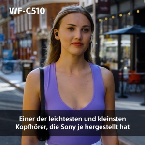 Casti audio Sony WF-C510, Bluetooth, 22 ore autonomie, Negru - Img 5
