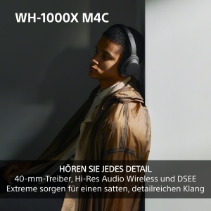 Casti audio Sony WH-1000XM4C cu Noise Cancelling, 34 ore autonomie, design pliabil - Img 5