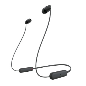 Casti audio Sony WI-C100, Bluetooth, 25 ore autonomie, negru