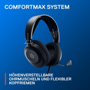 Casti audio SteelSeries Arctis Nova 1P, Hi-Fi, 360 Surround, Negru - Img 7