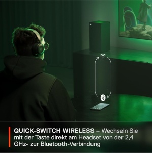 Casti audio SteelSeries Arctis Nova 5X Wireless, 60h autonomie, Negru - Img 4