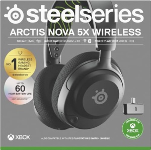 Casti audio SteelSeries Arctis Nova 5X Wireless, 60h autonomie, Negru - Img 14