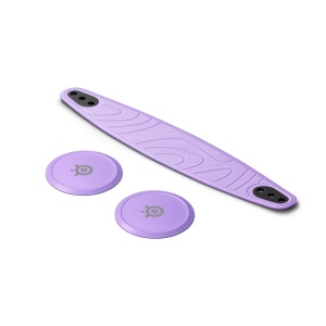 Casti audio SteelSeries Arctis Nova Booster Pack Lilac - Nylon, Personalizabile, Limitat