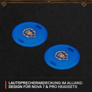 Casti audio SteelSeries Arctis Nova Booster Pack - World of Warcraft Alliance Edition - Accesorii gaming - Img 3