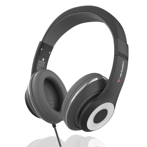 Casti audio Verbatim TruSound USB-C, 40mm, Negru, cu Microfon