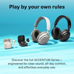 Casti audio wireless Sennheiser ACCENTUM, ANC hibrid, 50 ore autonomie, Taupe - Img 10