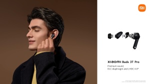 Casti audio Xiaomi Buds 3T Pro, Alb Gloss, Bluetooth 5.2, ANC 40 dB - Img 5