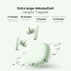 Casti audio Xiaomi Redmi Buds 8, 11mm, 50dB anulare zgomot, negru - Img 3