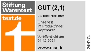 Casti Bluetooth Intraauriculare LG TONE Free T90S cu sunet Dolby Atmos, tehnologie MERIDIAN, ANC (anulare activa a zgomotului), protectie impotriva stropirii UVnano si IPX4 - Negru - Img 8