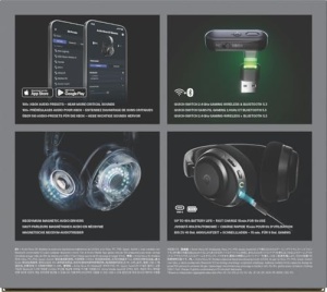 Casti fara fir pentru jocuri SteelSeries Arctis Nova 3X - Control aplicatie - Baterie de 40 de ore - Driver magnet de neodim - 2.4GHz/Bluetooth - Microfon detasabil - Xbox, PS5, PC, Switch, Mobil - Negru - Img 15