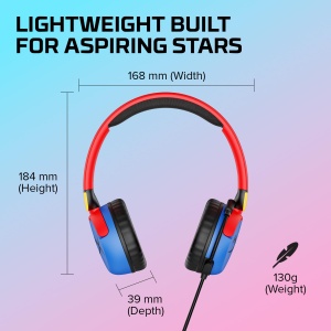 Casti gaming HyperX Cloud Mini Wired pentru copii audio sigur sub 85 dB microfon pliabil - Img 3