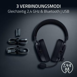 Casti gaming Razer BlackShark V3 Wireless THX Spatial Audio Negru - Img 6