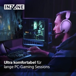 Casti gaming Sony INZONE H5, wireless, 28 ore autonomie, alb - Img 4