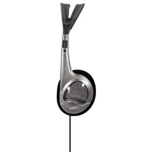 Casti Hama HK-229 On-Ear Super Bass Argintii Cablu 15m - Img 2