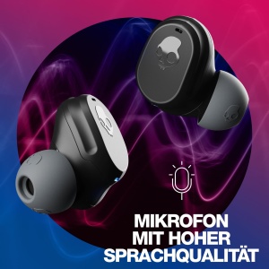 Casti intraauriculare fara fir Skullcandy Mod durata de viata a bateriei de 34 de ore micro compatibile cu dispozitive iPhone Android si Bluetooth - N - Img 7