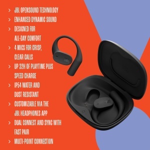 Casti JBL Sense Lite True Wireless Bluetooth Design Open-Ear 32 ore autonomie IP54 Lila - Img 4