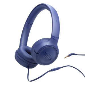 Casti JBL Tune 530 On-Ear cu Microfon Sunet JBL Pure Bass Culoare Albastra