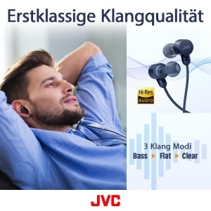 Casti JVC HA-FR29UC-B USB-C Hi-Res Audio Microfon cu Stumpare Negru - Img 6