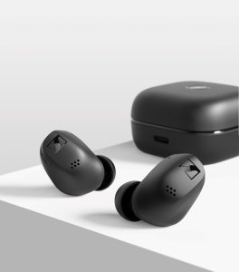 Casti Sennheiser ACCENTUM True Wireless - Sunet clar cu ANC hibrid, design ergonomic, durata de viata a bateriei de 28 de ore, interfata tactila si sistem de microfon dublu pentru apeluri telefonice - Negru - Img 3