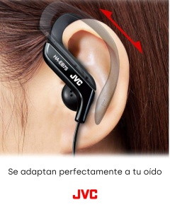 Casti sport JVC HA-EB75-AN interne culoare albastra - Img 6
