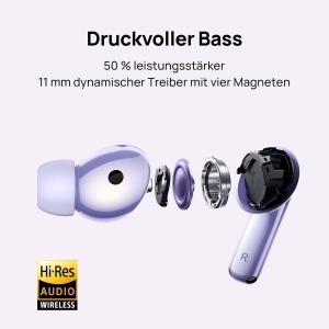 Casti wireless HUAWEI FreeBuds 6i ANC 30 Bluetooth 53 Alb - Img 4
