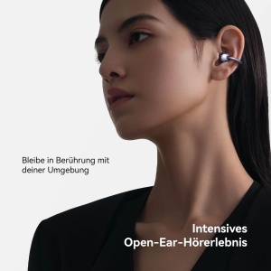 Casti wireless HUAWEI FreeClip Open-Ear Noise Cancelling autonomie extinsa Negru - Img 4