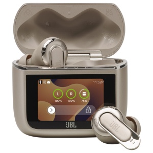 Casti wireless JBL Tour Pro 3 Latte True Adaptive Noise Cancelling Bluetooth