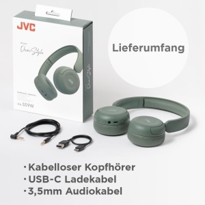 Casti wireless JVC HA-S59W-A Retro Blue 50 ore autonomie Bluetooth 53 - Img 8