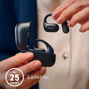 Casti wireless Panasonic RB-F10DE-K Open-Ear Bluetooth ENC Negru - Img 3