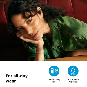 Casti wireless Sennheiser Accentum True Wireless Earbuds Alb ANC 28 ore autonomie - Img 7