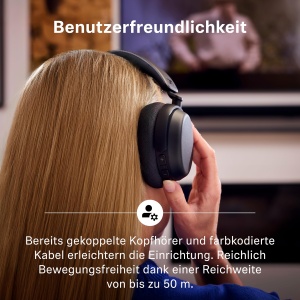 Casti wireless Sennheiser RS 255 cu Bluetooth sunet surround si autonomie 50 ore - Img 4