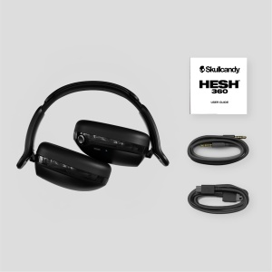 Casti wireless Skullcandy Hesh 360 True Black Bluetooth 100 ore autonomie Design pliabil - Img 6