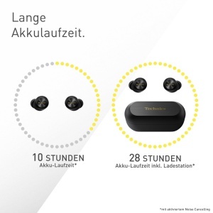 Casti wireless Technics EAH-AZ100E-K cu functie Noise Cancelling Negru - Img 7