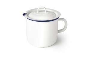 Castron pentru lapte IBILI, 1.75L, otel emailat, stil vintage