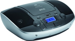 CD-Radio ECG CDR 1000 U Titan cu USB, FM, Control de la Distanta, Gri-Silver - Img 2