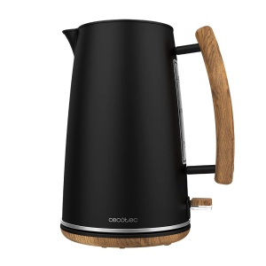 Ceainic Cecotec Thermosense 400 Black Woody capacitate de 1,7 litri si 3000 W