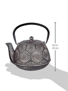 Ceainic Ibili din fier tratat Bali, 1.2 litri, interior emailat, cu filtru din inox - Img 3