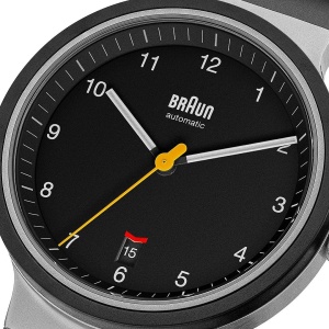 Ceas barbatesc Braun BN0278BKBKG, 40mm, curea din cauciuc, carcasa din otel inoxidabil - Img 3