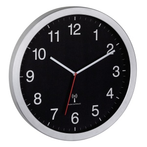 Ceas de perete TFA Dostmann XL, 60.3545.01, negru-silver, 40 cm - Img 4