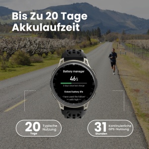 Ceas inteligent Amazfit Cheetah 2 Pro, 48mm, GPS, 32GB, Titan - Img 6