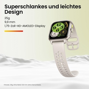 Ceas inteligent Amazfit Cheetah, GPS dual-band, 1.75 inch AMOLED, 8 zile autonomie - Img 2