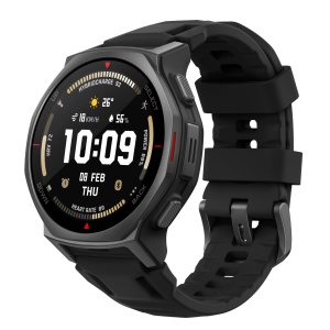 Ceas inteligent Amazfit T-Rex 3 Pro, 44 mm, AMOLED, GPS dual, negru