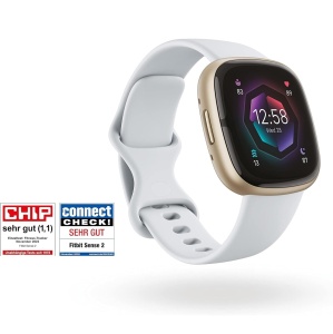 Ceas inteligent Fitbit Sense 2 FB521GLBM, GPS, Nebelblau - Img 2