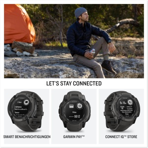 Ceas inteligent Garmin Instinct 2X Solar, 50mm, GPS, design robust, autonomie nelimitata - Img 4