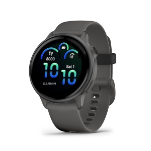 Ceas inteligent Garmin vivoactive 6, 42mm, AMOLED, 11 zile autonomie