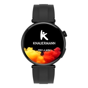 Ceas inteligent Knauermann PRO 4 MINI, 41 mm, EKG, Negru - Img 2