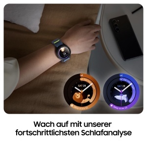 Ceas inteligent Samsung Galaxy Watch6 Classic, 47 mm, Negru, Fitness Tracker - Img 7
