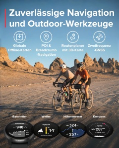 Ceas inteligent SUUNTO Race S cu GPS, AMOLED Touchscreen, 50m rezistent la apa - Img 6