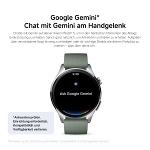 Ceas inteligent XIAOMI Watch 5, 47mm, AMOLED, Negru - Img 3